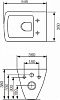 Комплект инсталляции Geberit Duofix Sigma 12 Plattenbau 111.362.00.5 с подвесным унитазом Jaquar Florentine FLS-WHT-5951 с крышкой-сиденьем микролифт