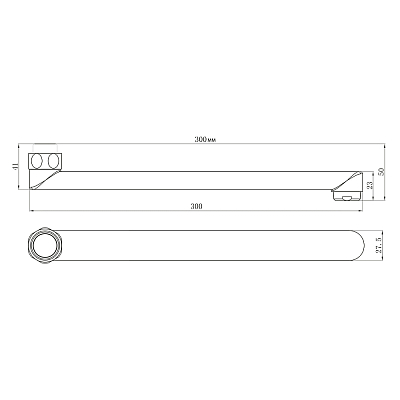 Излив Lemark LM9472C хром