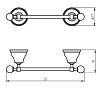 Полотенцедержатель Migliore Provance 17671 хром