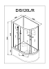 Душевая кабина Deto D D120L