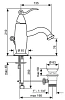 Смеситель для раковины Emmevi Abel 39003OR золото