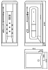 Душевая кабина Edelform Valencia EF-2050T-R