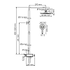 Душевая система WasserKRAFT серия A A113.067.059.CH Thermo хром