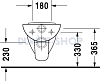 Подвесной унитаз Duravit D-Code 22100900002