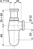 Сифон для раковины Wirquin SL211B хром