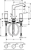 Смеситель для раковины Hansgrohe Metropol Classic 31305000, хром