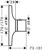 Термостат для душа Axor Massaud 18741800, сталь
