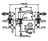 Смеситель для раковины Emmevi The One 98033LCSWCR хром