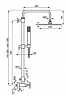Душевая система Emmevi 3100281CR хром