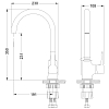 Смеситель для кухни Lemark Evitta LM0505C хром