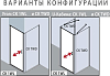 Душевой уголок Kermi Cada XS CK 1WL 10020 VPK 100 см L