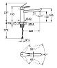 Смеситель для кухни Grohe Bauedge 31693000 хром