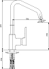 Смеситель E.C.A. Mix D 102108633 для кухонной мойки