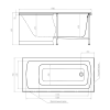 Акриловая ванна Timo Ritta RITTA1270 белый
