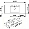 Кухонная мойка Blanco Alaros 517283 бежевый, серый