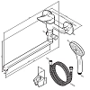 Смеситель для ванны с душем Am.Pm X-Joy F85A90100 хром