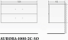Тумба для комплекта Belbagno Aurora-1000-2C-SO-RNN