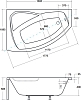 Акриловая ванна Besco Rima L 170х110 WAR-170-NL