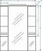 Зеркало-шкаф Stella Polar Фиора 80 SP-00000210 с подсветкой, белый