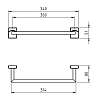 Полотенцедержатель Novaservis Novatorre 12 0226.0 хром