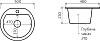 Мойка кухонная Domaci Римини DGD 51-405 черная