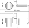 Держатель туалетной бумаги Wasserkraft Leine 5059