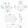 Душевая система Rea Oval REA-P8415 хром