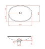 Раковина накладная ArtCeram La Fontana LFL001 0100 белый