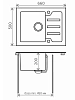 Кухонная мойка Tolero Ceramic Glass TG-660 B черный