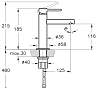 Смеситель для раковины VitrA Origin A4255636WTC черный