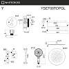 Душевая система Whitecross Y YSET08TOPGL термостат, золото