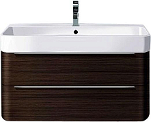 Тумба под раковину 63 см Duravit Happy D.2H 2636407272 тёмный матовый дуб