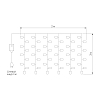 Светодиодная гирлянда Eurosvet Занавес 230V 200-002 теплый белый