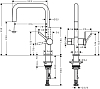 Смеситель для кухни Hansgrohe Talis M54 72807800, сталь