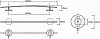 Полотенцедержатель 45 см Bemeta Alfa 102402052 хром