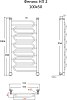 Полотенцесушитель водяной Тругор Феникс НП 2 100*50