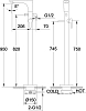 Напольный смеситель для ванны Orans OLS-K1601, хром