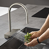 Смеситель для кухни Hansgrohe Aquno Select M81 73837800, сталь