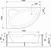 Акриловая ванна Royal Bath Alpine Standart 160х100 см RB819101ST-L с гидромассажем