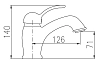 Смеситель для раковины Rav-Slezak Labe L427.5SM бронза