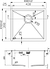 Кухонная мойка Zorg Inox R 4844, сталь