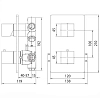 Смеситель для душа Bossini Cube Z00061.021 золото