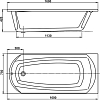 Акриловая ванна Vagnerplast Ebony 160х75 VPBA160EBO2X-04