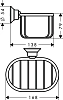 Полка Axor Montreux 42065000 хром