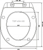 Комплект Berges: инсталляция BergesNOVUM 043317, с кнопкой O2 матовый хром, унитаз ALBIT S с сидением Top Slim SO