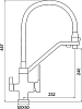 Смеситель для кухни Gappo G17-8 G4317-8 со встроенным фильтром под питьевую воду