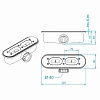 Душевой поддон RGW STL-Co 16211099-10 90х90, бетон