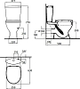 Унитаз-компакт Ideal Standard Oceane Junior W904401