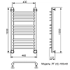 Полотенцесушитель водяной Ника Trapezium ЛТ Г2 100/40 хром