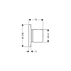 Переключатель Axor Uno-2 38933000